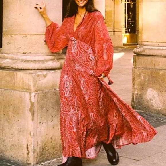 Gorgeous Bandanna Print Maxi Dress - Picture 3 of 7